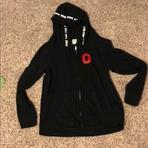 Pink OSU Zip Up Hoodie